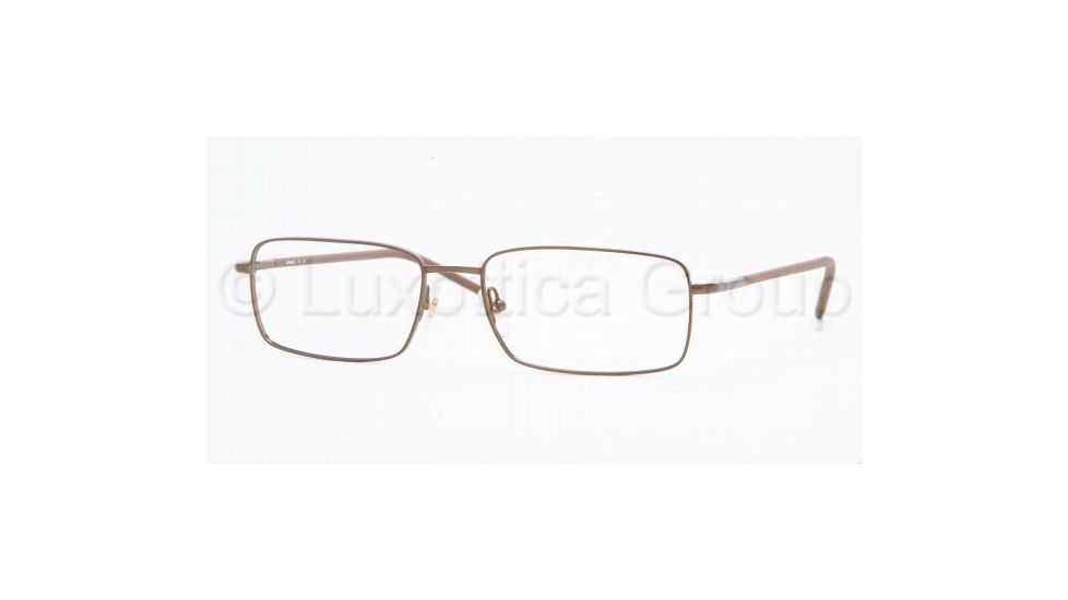 Luxottica LU 6545 Eyeglasses Styles - Brown Frame w/Non-Rx 53 mm Diameter Lenses, 3054-5317