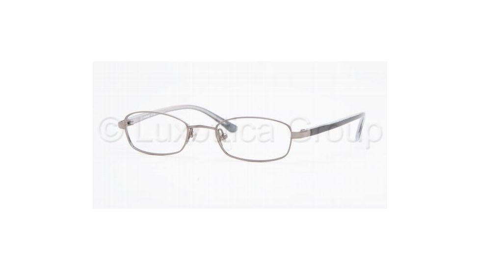 Luxottica Eyeglasses LU6549 with No-Line Progressive Rx Prescription Lenses, Select Frame Color / Lens Diameter Gunmetal Frame / 45 mm Prescription Lenses
