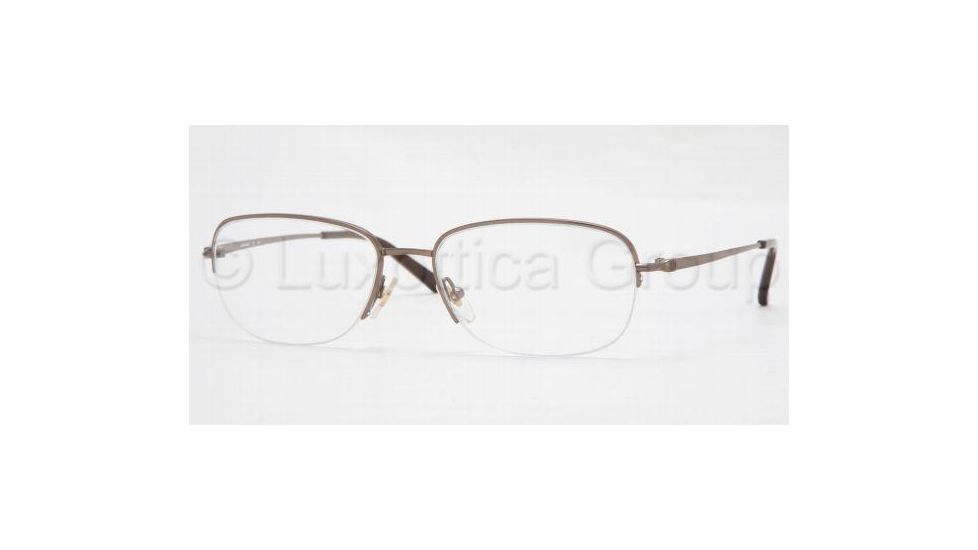 Luxottica LU6554 SV Prescription Eyeglasses - Brown Demo Lens Frame / 53 mm Prescription Lenses, 3049-5317