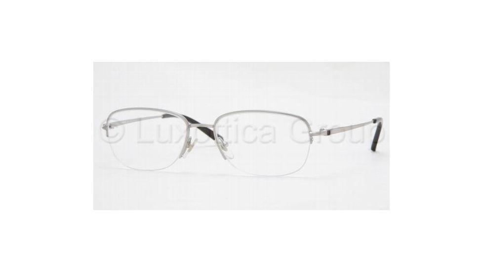 Luxottica LU6554 SV Prescription Eyeglasses - Silver Demo Lens Frame / 53 mm Prescription Lenses, 3047-5317
