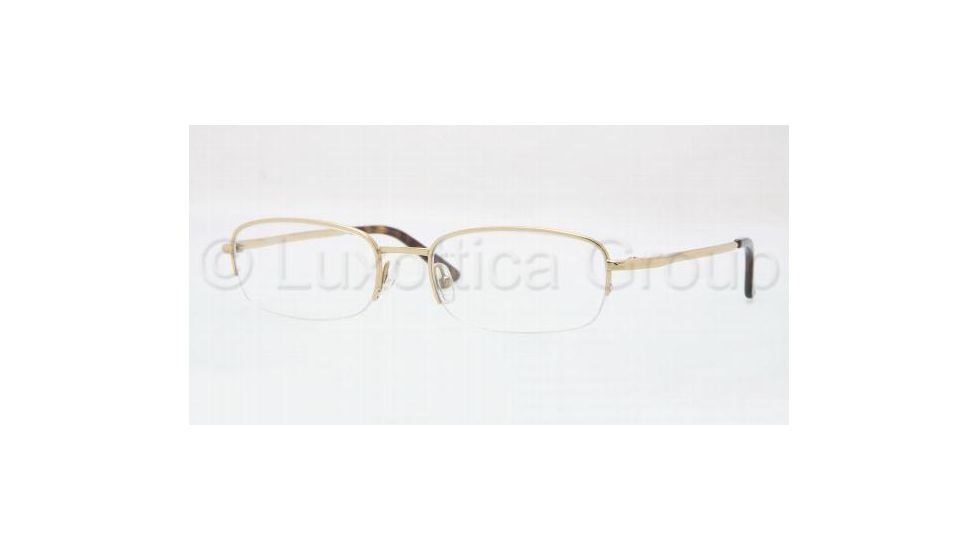 Luxottica LU6557 Progressive Eyeglasses, Gold Frame / 47 mm Prescription Lenses, 3073 4717