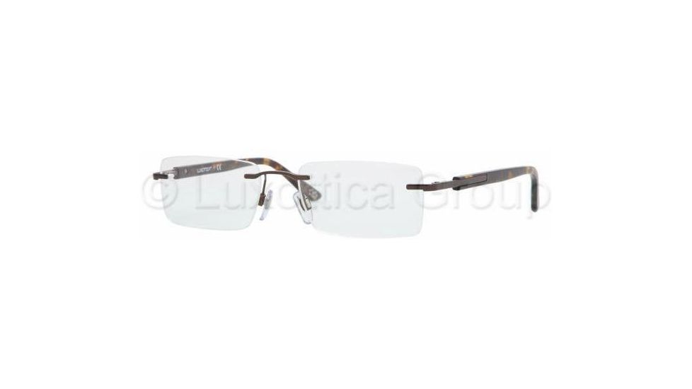 Luxottica LU1380 Single Vision Prescription Eyewear F230-5417 - Black Cocoa 