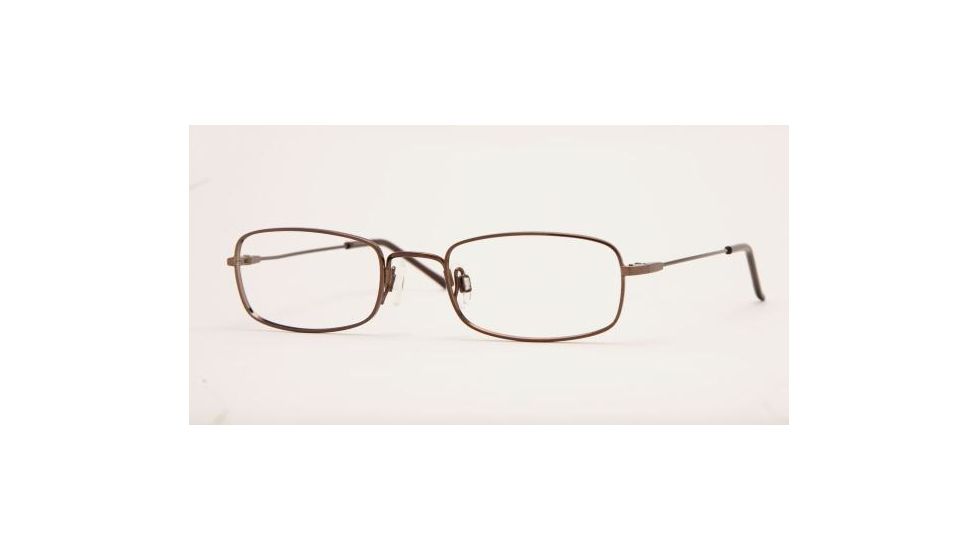 Luxottica LU6530 SV Prescription Eyeglasses Brown Frame w/ 51 mm Diameter Lenses, 3004-5119