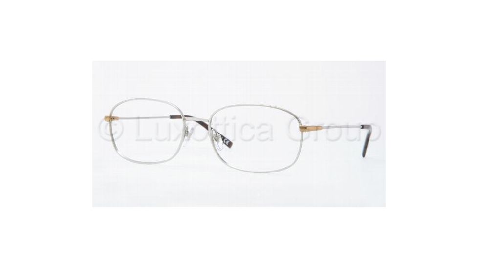 Luxottica LU6563 Single Vision Prescription Eyeglasses 3062-5417 - Silver Frame
