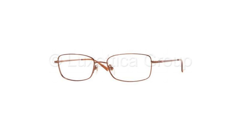 Luxottica Titanium Eyeglasses LC1385T with No-Line Progressive Rx Prescription Lenses 4080-5217 - Orange Pearl 