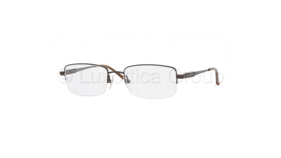Luxottica Titanium LC1422T Progressive Eyeglasses, Black Cocoa Demo Lens Frame / 51 mm Prescription Lenses, 4099-5118