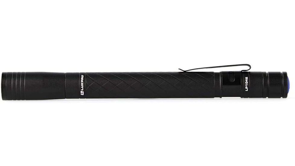 LuxPro LP1042 Tactical Penlight 140 Lumens Aluminum Black AAA