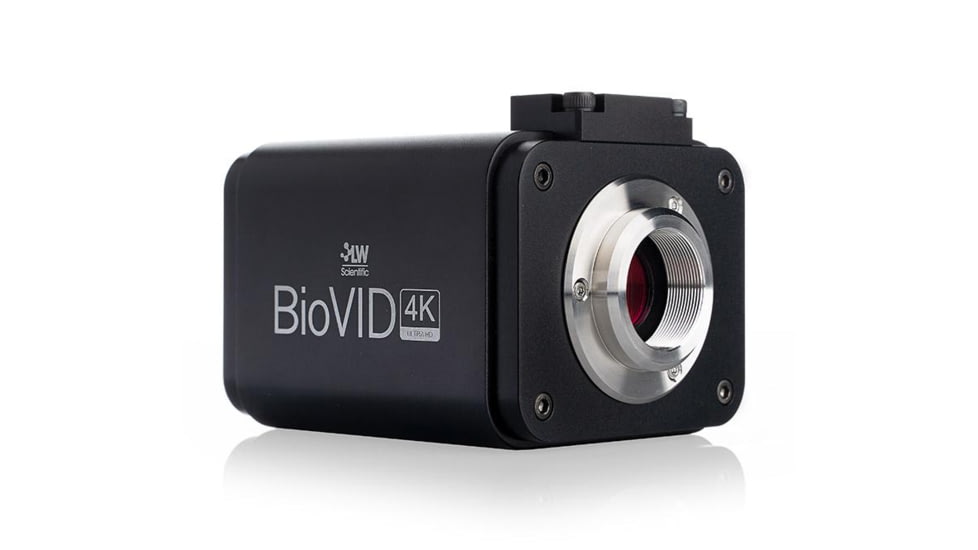 LW Scientific BioVid 4K Ultra HD Microscope Camera, Black, 8MP, BVC-4K16-CMT3