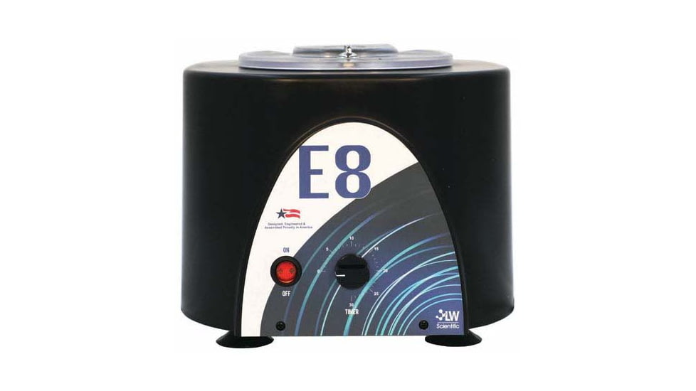 LW Scientific E8F Portafuge Portable Centrifuge 3500 RPM Fixed Speed with 8 Place 3-15ml Rotor 12V, Black E8C-U8AF-150P