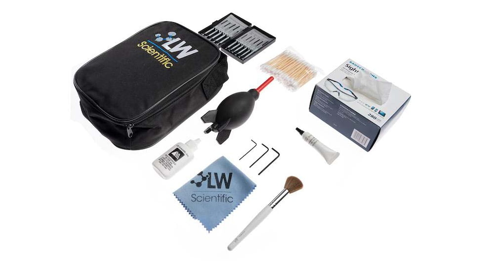 LW Scientific Pro Service Microscope Cleaning Kit, Carry Case, MSP-PSK7-7777