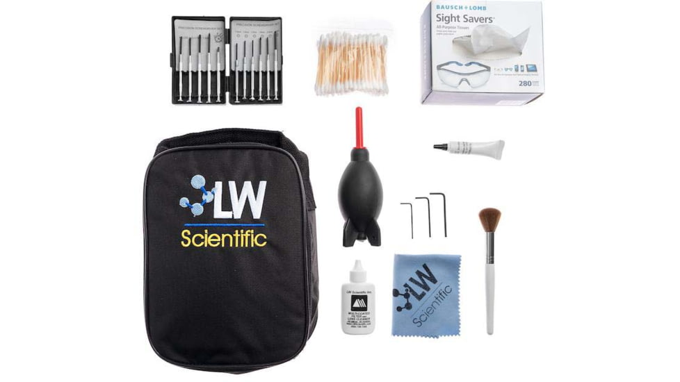 LW Scientific Pro Service Microscope Cleaning Kit, Carry Case, MSP-PSK7-7777