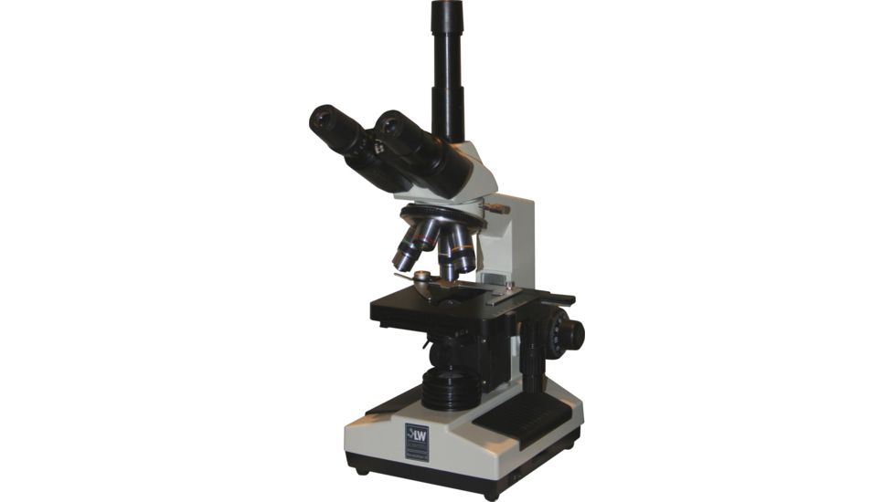 LW Scientific Revelation III Trinocular Microscope with Achromat 4x, 10x, 40x, 100x Objectives, CREAM R3M-TN4A-DAL3