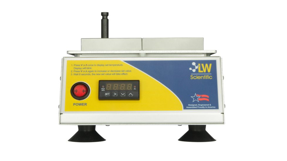 LW Scientific USA Dry Bath Incubator with Two 12 x 15ml Blocks Digital, CREAM DBL-24PL-15DP