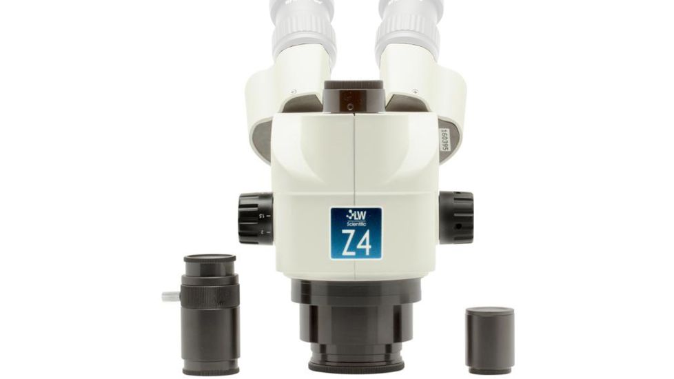 LW Scientific Z4 Zoom Stereo Microscope Trinocular Head, no eyepieces, Z4H-TRI7-77SE