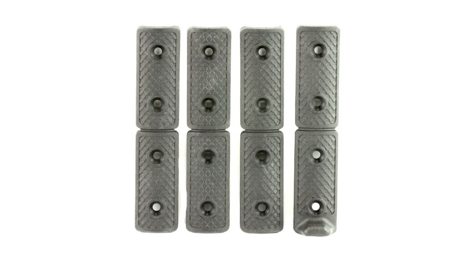 LWRC IC/REPR/SIX8 Picatinny Rail Panels, Pack of 3, Black, LW200-0103A01