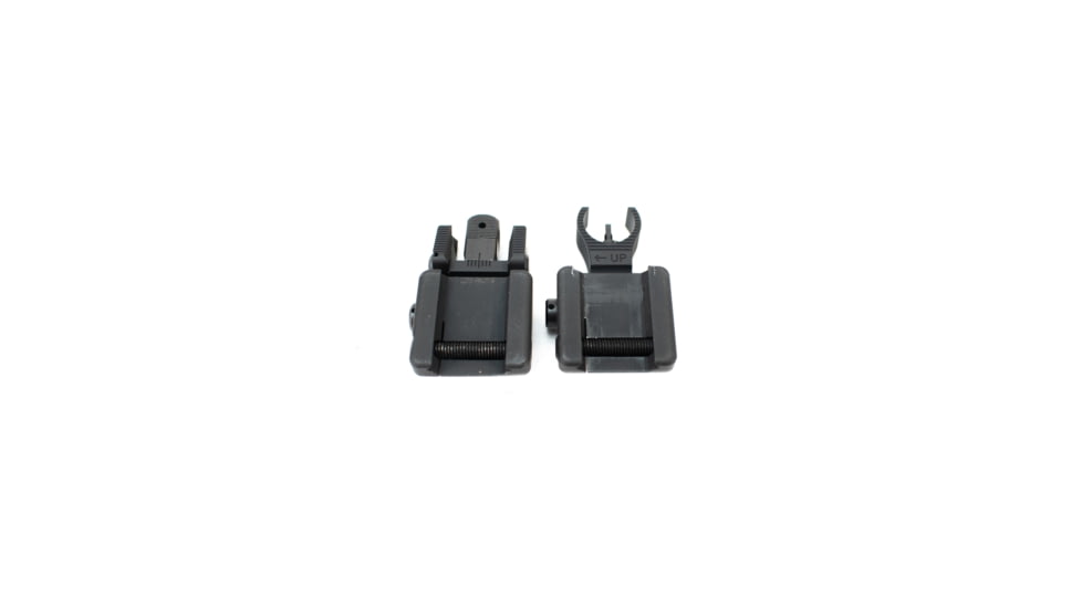 Lwrc Sight Set Folding Skirmish Buis Black Picatinny