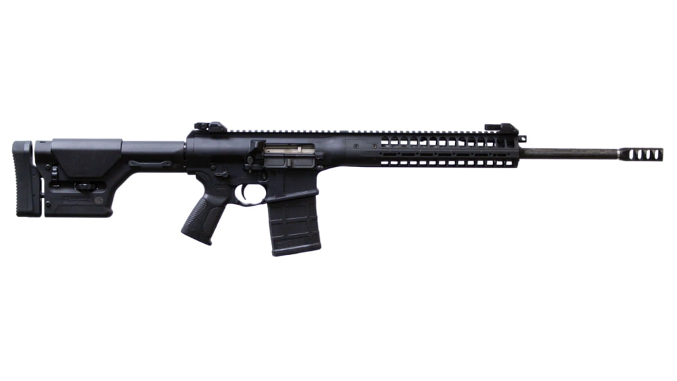 LWRCI Repr MKII SC Semi-Auto Rifle, 308 Win/7.62x51 NATO, 16in Spiral Barrel, 1-10, Synthetic Black Stock, Black, 20Rd, REPRMKIIR7BF16SC-FRRMPG