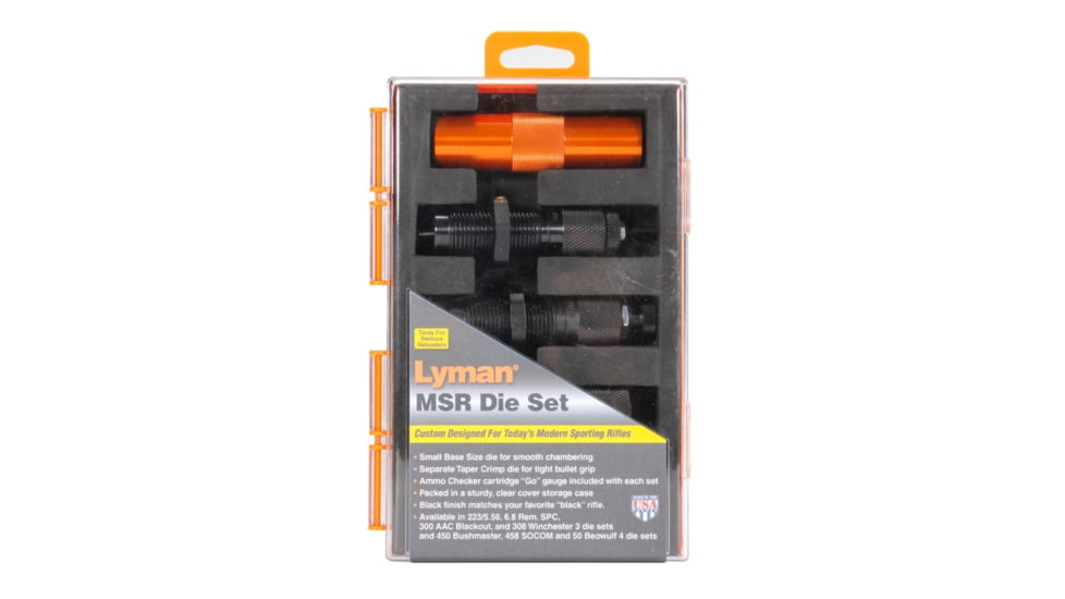Lyman 7690107 MSR Precision Die System 4-Die Set 9mm Luger