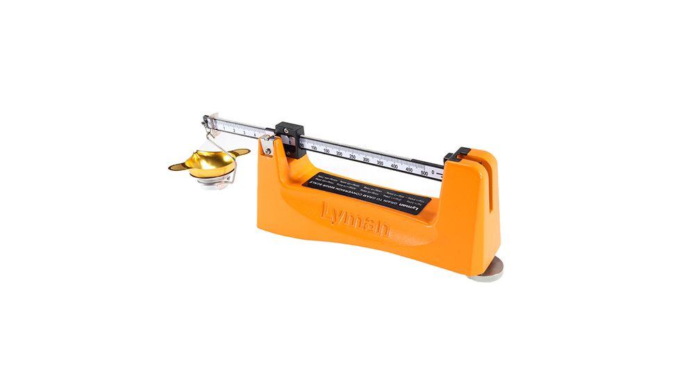 Lyman 7752225 Brass Smith 500 Reloading Scale Aluminum Orange