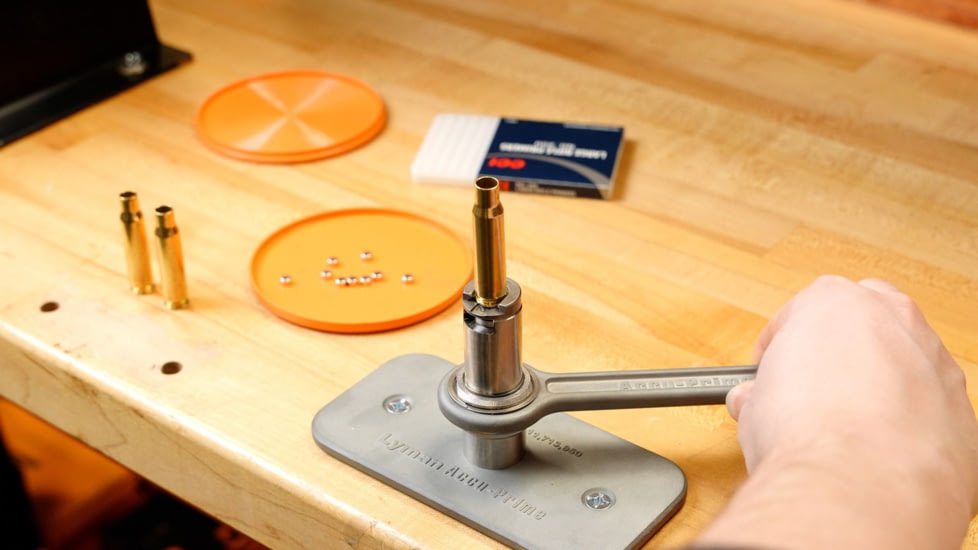 Lyman Accu-Prime Manual Bench Priming Tool, Grey, 7770075