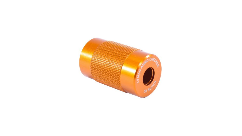Lyman Ammo Checker Single Caliber, 38 Super, Orange, 7833050