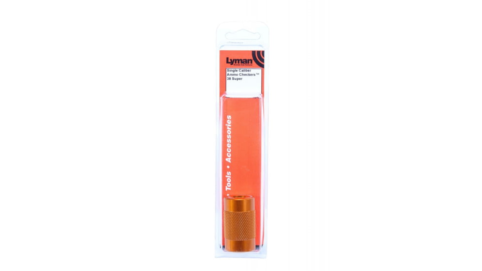 Lyman Ammo Checker Single Caliber, 38 Super, Orange, 7833050