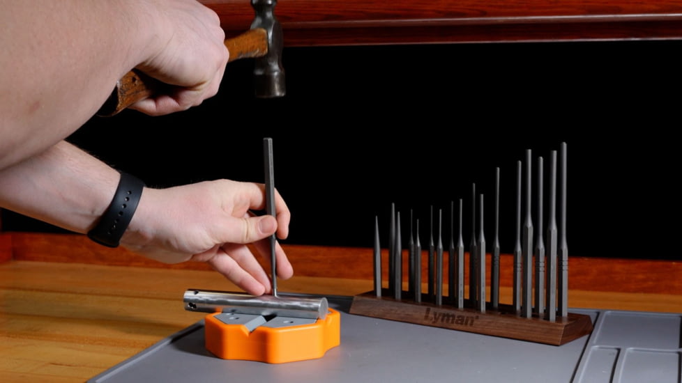 Lyman Armorers 18 Piece Hex Punch Set with Stand, Grey, 7031276