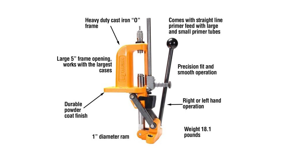 Lyman Brass Smith Victory Press, Orange, 7726350
