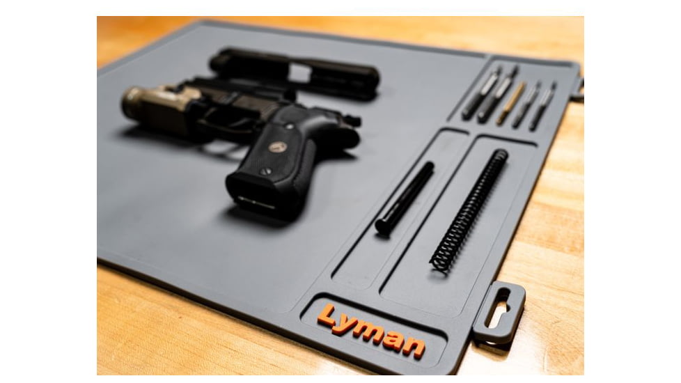 Lyman Essential Armorers Mat - Flat w/ Hang Tag, Grey, 04074