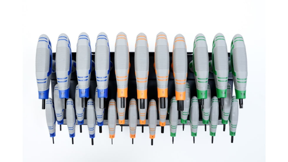 Lyman Heritage Tools - 30 Piece T-handle Driver Set, Grey/Black, 7031263