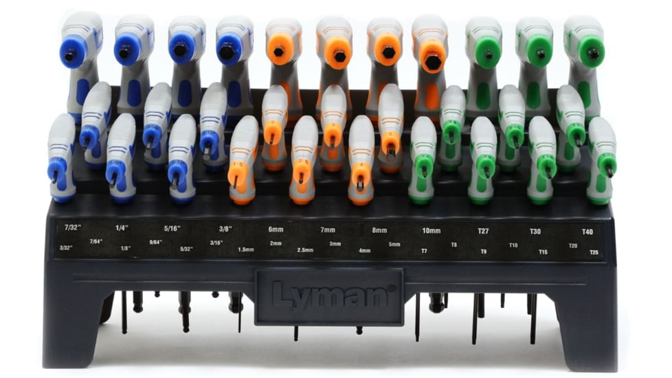 Lyman Heritage Tools - 30 Piece T-handle Driver Set, Grey/Black, 7031263