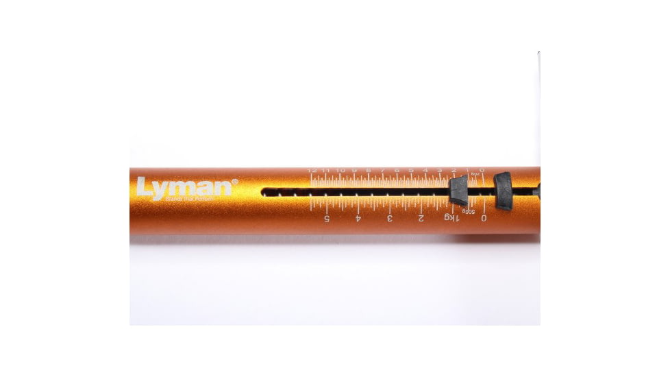 Lyman Mechanical Trigger Pull Gauge, T Handle, 0-12 lb, Orange/Silver, 7832247
