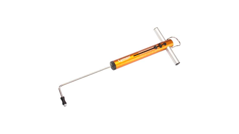 Lyman Mechanical Trigger Pull Gauge, T Handle, 0-12 lb, Orange/Silver, 7832247