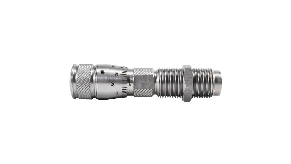 Lyman Pro Series Micrometer Taper Crimp Die, 380 ACP, Stainless Steel, 7704560