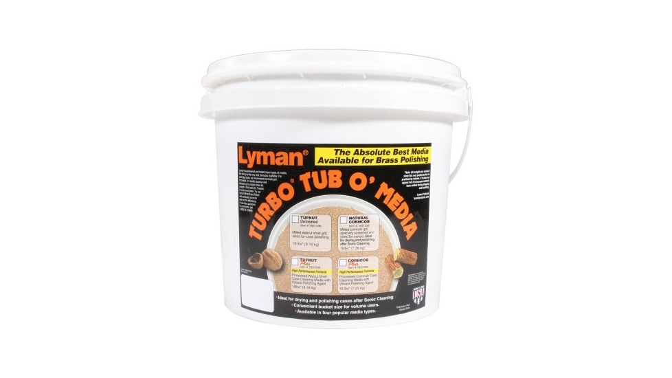 Lyman Tumbling Media, Jumbo Tub Tufnut Untreated, 7631338