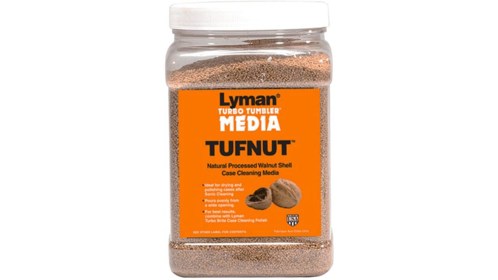 Lyman Tumbling Media, Small Tufnut Untreated, 7631331