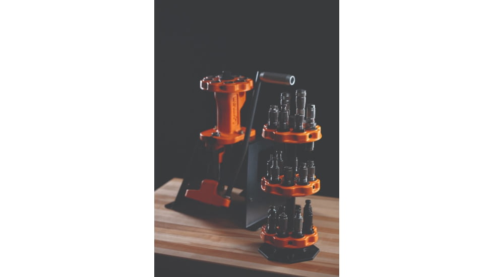 Lyman Turret Stand - All American 8, T-Mag, Redding T-7, Black, 7726780