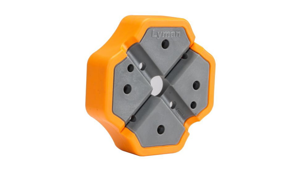 Lyman X-Block Gunsmith Bench Block, Grey/Orange, 04079
