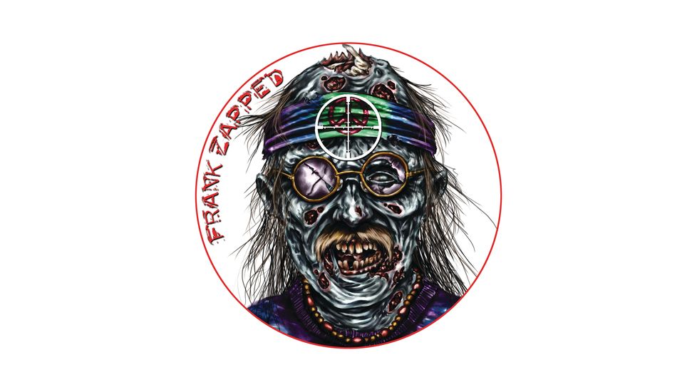 Lyman Zombie Dots Targets Frank Zapped Eight Inch Diameter 10 Per Pack