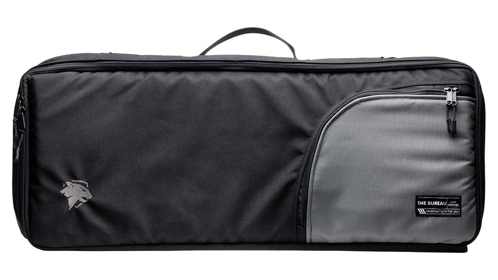 Lynx Defense The Bureau Soft Gun Cases, 30 inch Long, Black/Gray, 30x4x12 inch, gpf-38634