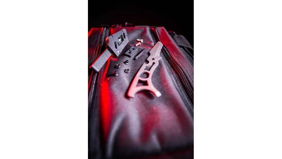 M&amp;P M&amp;P15 Multi-Tool Fixed Blade Knife, 3.3in, Stainless Steel Blade, 4.5in, Stainless Steel Handle, 1122585