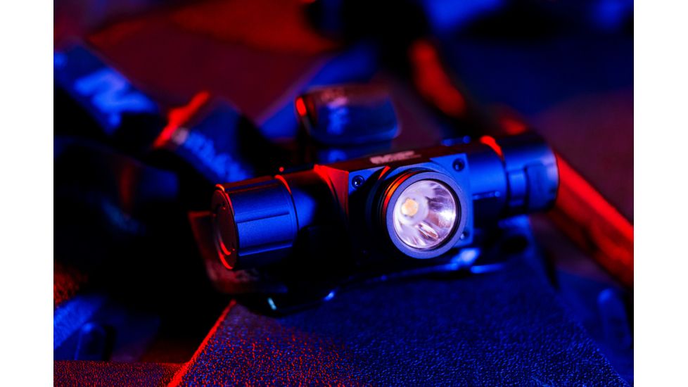 Smith &amp; Wesson Night Terror 2000 Lumen Rechargeable Headlamp, Black, 1117195