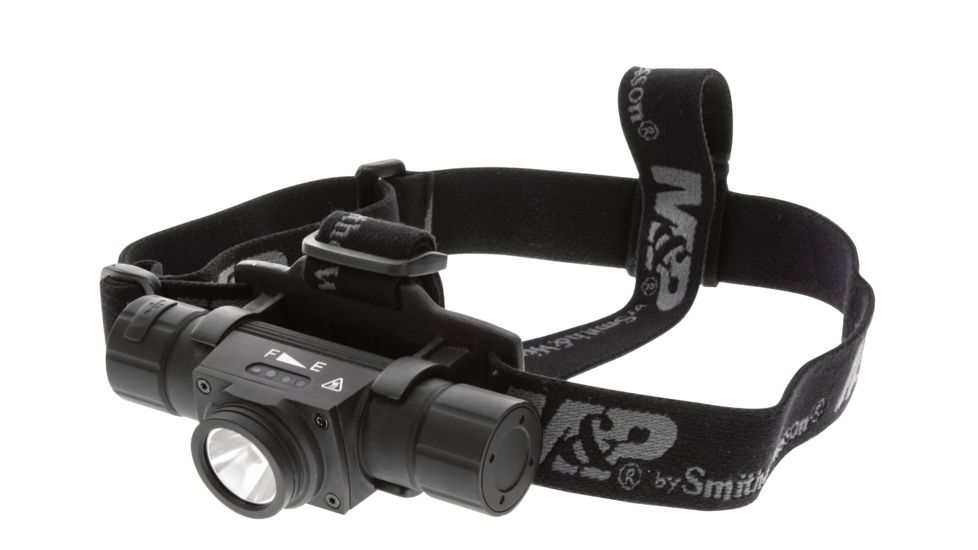 Smith &amp; Wesson Night Terror 2000 Lumen Rechargeable Headlamp, Black, 1117195