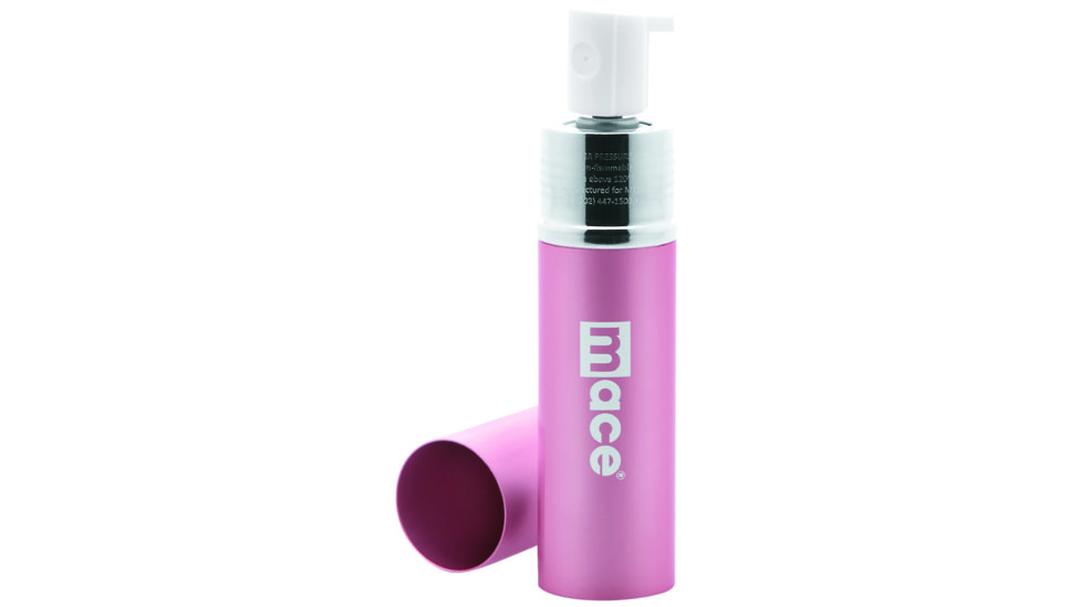 Mace 10% Pepper 17gm Pepper Spray Lipstick w/ Keychain, Pink, 17 grams, MSI80349