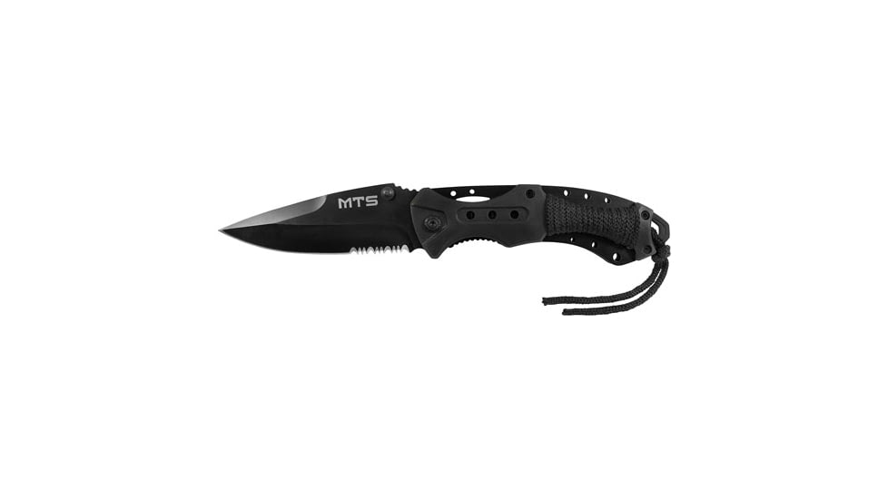 Mace Knife Tactical Survivor 4.25'' W/spring Assist Black