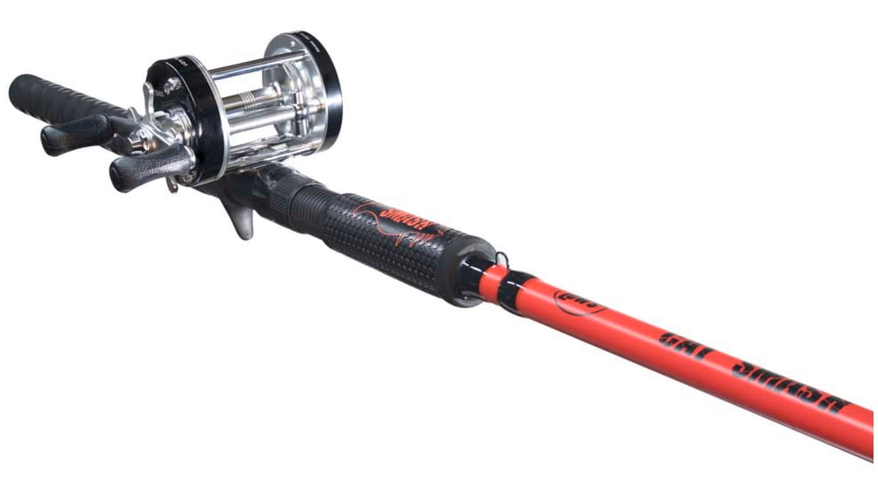 Lew’s MACH Cat Smash Casting Reel and Rod Combo, 7ft 2in Rod, 1 Piece, RH Retrieve Reel, MHCS6072MHC