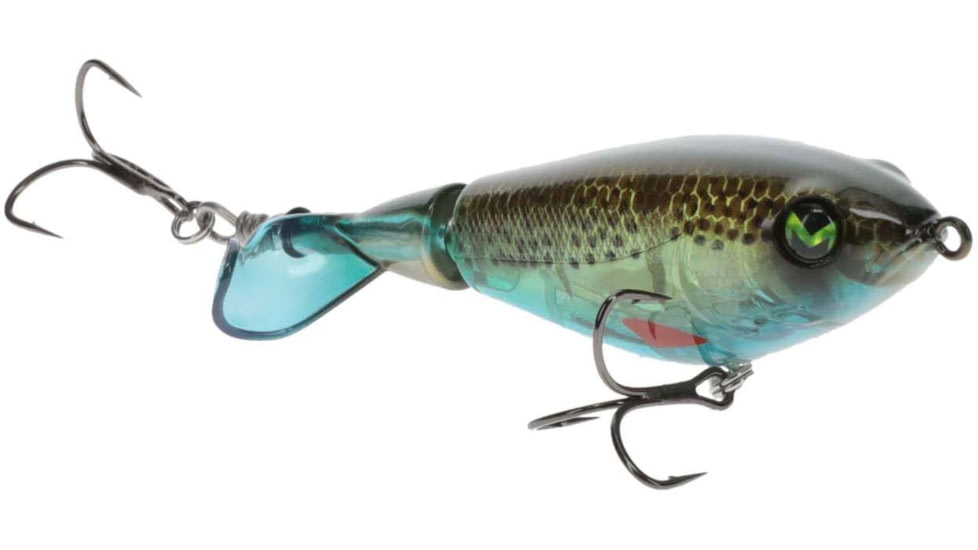 MACH Baits Patroller 90 Fishing Lure, Topwater Propeller Bait, Ghost Perch, 1/2oz, HCMBPT90-920, HCMBPT90-920