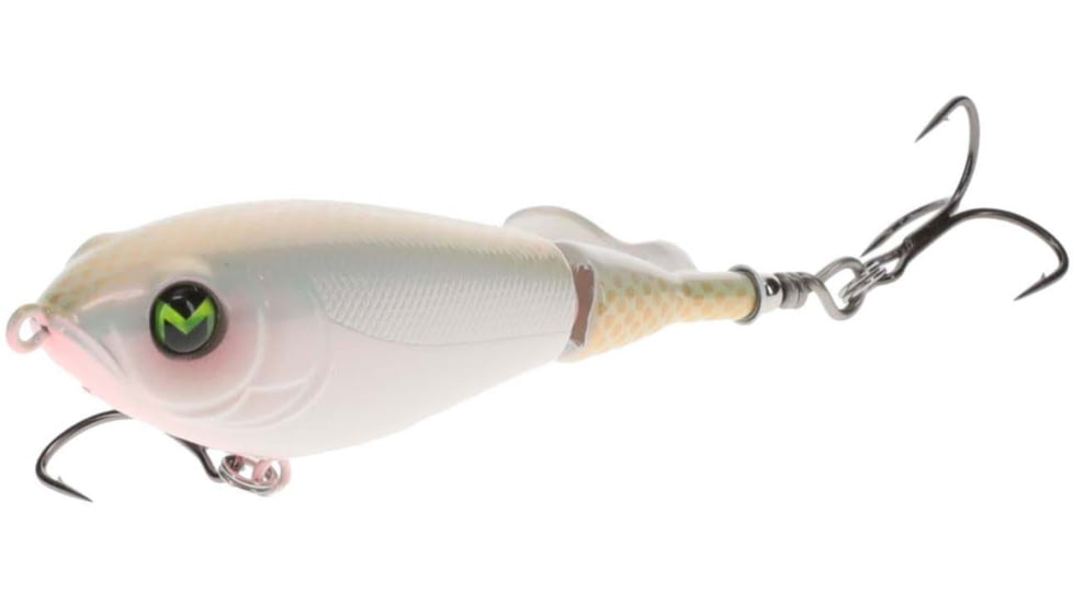 MACH Baits Patroller 90 Fishing Lure, Topwater Propeller Bait, Mach Bone, 1/2oz, HCMBPT90-929, HCMBPT90-929
