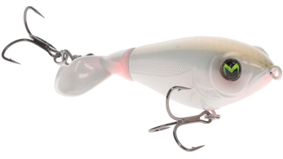 MACH Baits Patroller 90 Fishing Lure, Topwater Propeller Bait, Mach Bone, 1/2oz, HCMBPT90-929, HCMBPT90-929