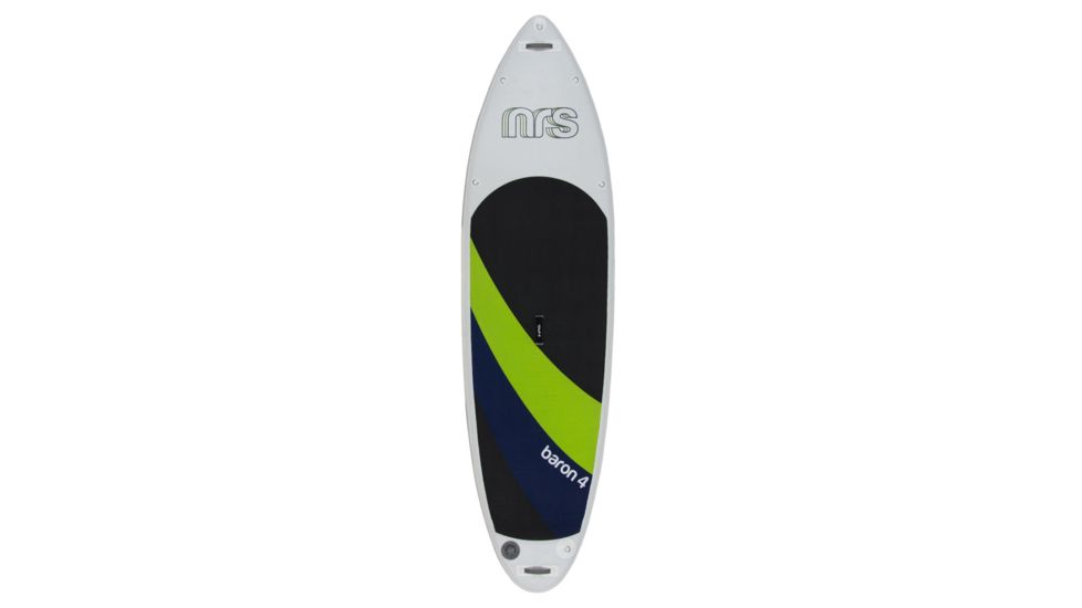 NRS Baron 4 Inflatable SUP Board-Gray/Green/Blue